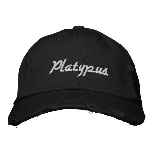 Gorra Bordada Platypus (Anverso)