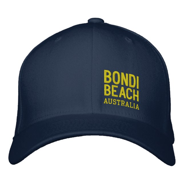 GORRA BORDADA PLAYA AUSTRALIA DE BONDI (Anverso)