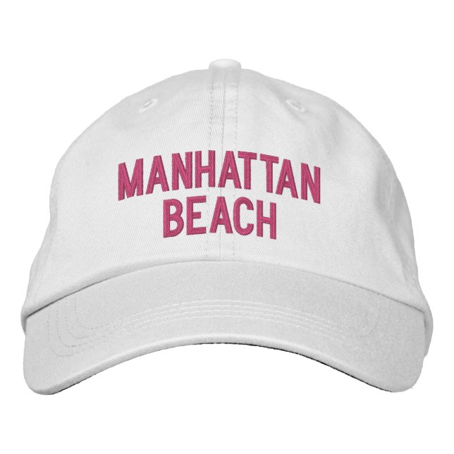 GORRA BORDADA PLAYA DE MANHATTAN (Anverso)