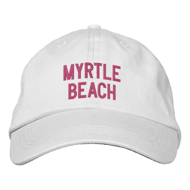 GORRA BORDADA PLAYA DE MIRTLE (Anverso)