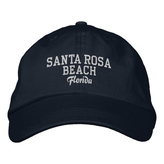 Gorra Bordada Playa de Santa Rosa bordeada sombrero de béisbol d (Anverso)