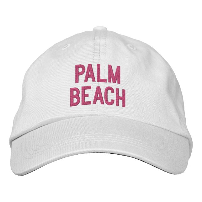 GORRA BORDADA PLAYA PALM (Anverso)