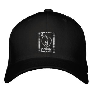 Gorra Bordada Póker de la tarjeta del as