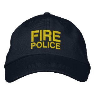 GORRA BORDADA POLICÍA DE INCENDIO ABORDÓ LA TAPA DE BÉISBOL