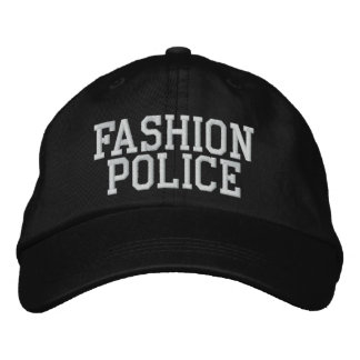 Gorra Bordada Policía de la moda