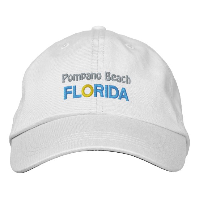 Gorra Bordada POMPANO BEACH cap (Anverso)