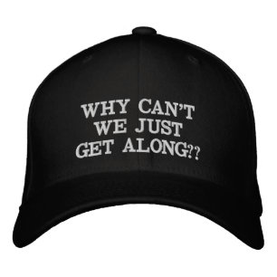 Gorra Bordada Por Qué No Podemos Llegar a un Acuerdo Cita Políti