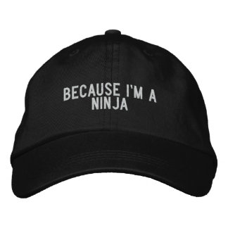 Gorra Bordada porque soy un ninja