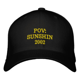 Gorra Bordada POV SUNSHIN 2002 Embroidered Black 