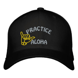 Gorra Bordada Práctica de Oahu Aloha Shaka (suelta la colcha)