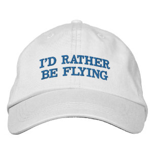 GORRA BORDADA PREFERIRÍA ESTAR VOLANDO