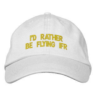 GORRA BORDADA PREFERIRÍA VOLAR IFR