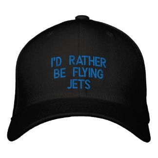 GORRA BORDADA PREFERIRÍA VOLAR JETOS