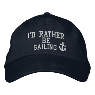 Gorra Bordada Prefiero navegar