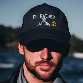 Gorra Bordada Prefiero navegar