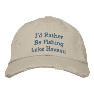 Gorra Bordada Prefiero pescar el lago Havasu