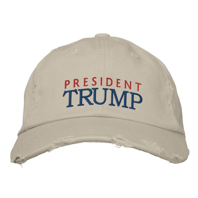 Gorra Bordada Presidente Donald Trump (Anverso)
