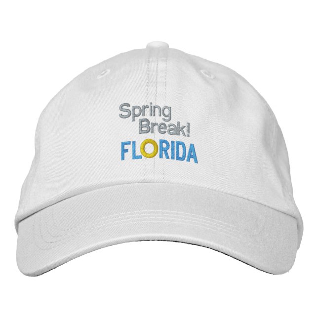 Gorra Bordada ¡PRIMAVERA ROMPIÓ! - FLORIDA cap (Anverso)