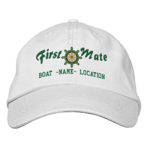 Gorra Bordada PRIMER OFICIAL Rueda Personalizable Nombre del Bar