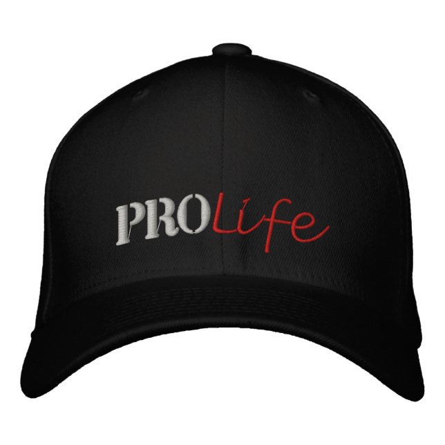 Gorra Bordada Pro Life (Anverso)