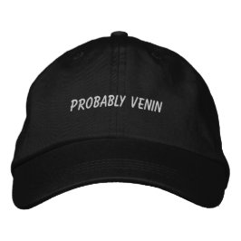 Gorra Bordada Probablemente Sombrero Bordado Venin