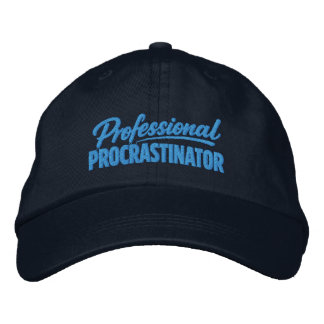Gorra Bordada Procrastinador Profesional Humor Divertido