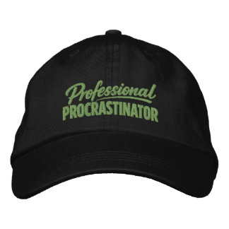 Gorra Bordada Procrastinador Profesional Humor Divertido