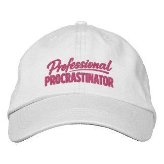 Gorra Bordada Procrastinador Profesional Humor Divertido