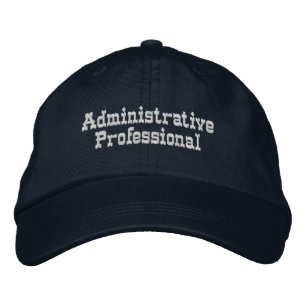 Gorra Bordada Profesional Administrativo-Gorra Impresa Admin Azu