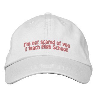 Gorra Bordada Profesora de secundaria-humor+rosa