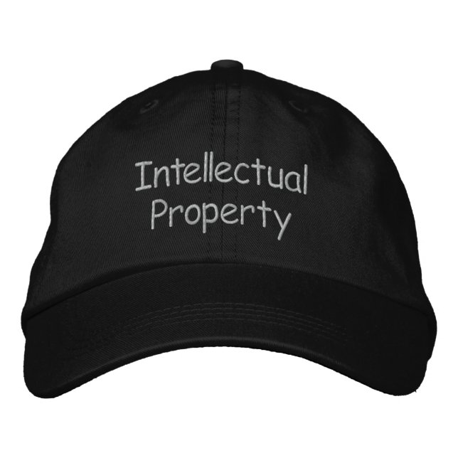 Gorra Bordada Propiedad intelectual (Anverso)