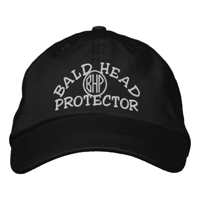 Gorra Bordada Protector de cabeza calva (Anverso)
