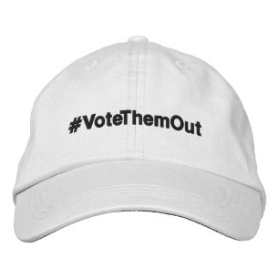 Gorra Bordada protesta política del #VoteThemOut