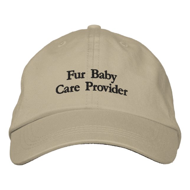 Gorra Bordada Proveedor de Cuidados para Bebés Pel (Anverso)