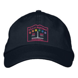 Gorra Bordada Ptown Pickleball EMBROIDEED tapa oscura