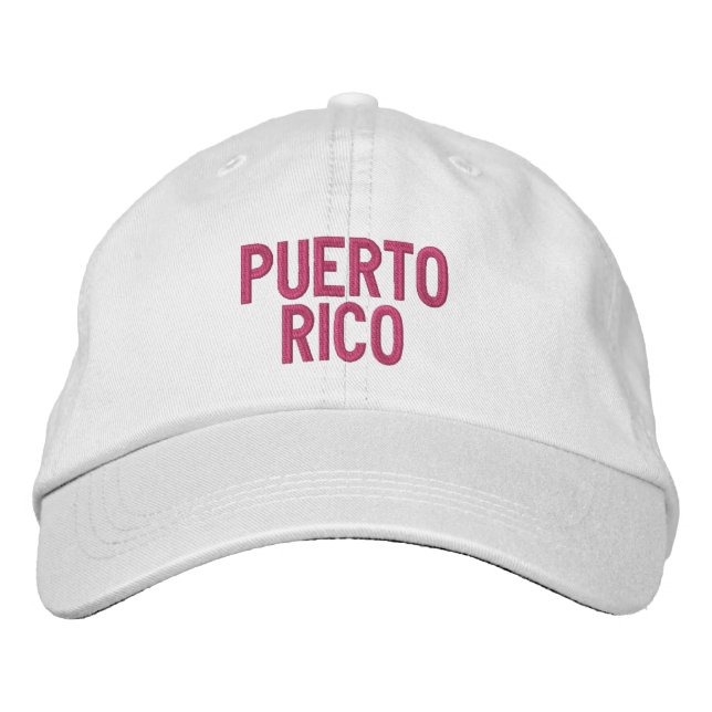 GORRA BORDADA PUERTO RICO (Anverso)