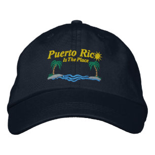 Gorra Bordada Puerto Rico Es El Lugar