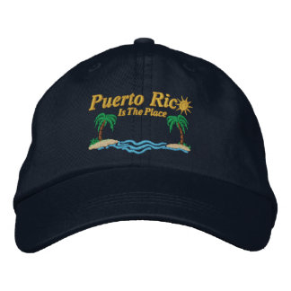 Gorra Bordada Puerto Rico Es El Lugar