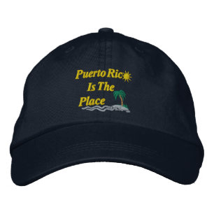Gorra Bordada Puerto Rico Es El Lugar