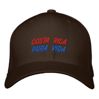 GORRA BORDADA PURA VIDA COSTA RICA