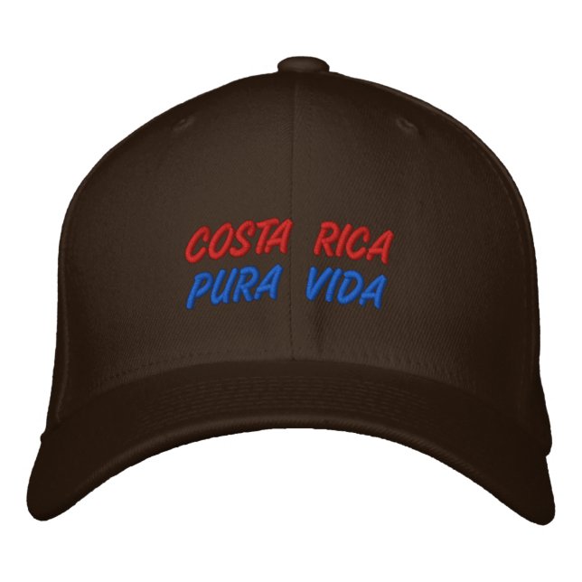 GORRA BORDADA PURA VIDA COSTA RICA (Anverso)