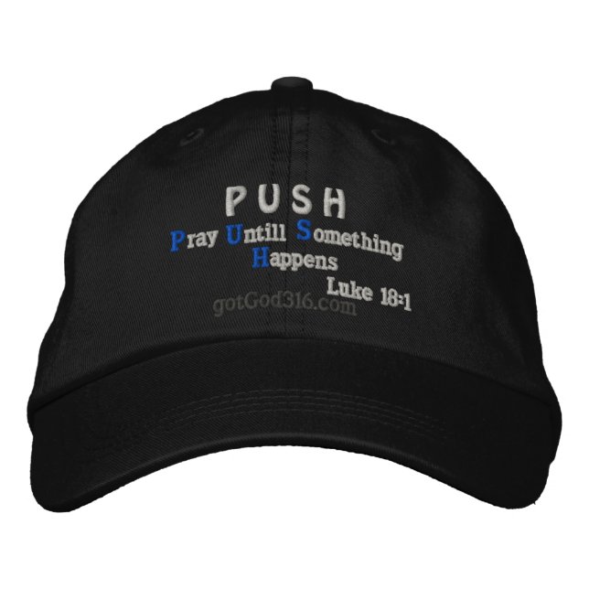 Gorra Bordada PUSO gotGod316.com (Anverso)