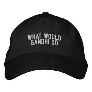 Gorra Bordada qué haría Gandhi
