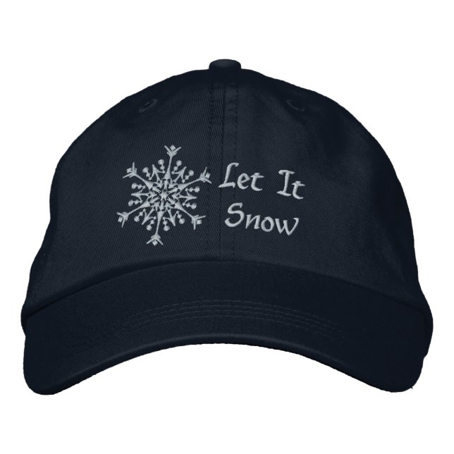 Gorra Bordada Que La Nieve (Anverso)