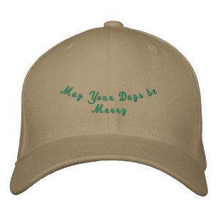 Gorra Bordada Que Tus Días Sean Alegres Frente - Parte Trasera M
