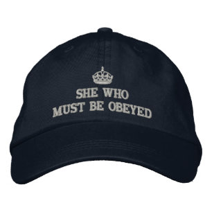 Gorra Bordada Quien debe ser obedecido