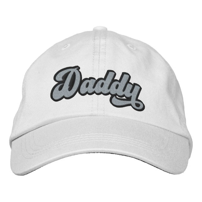 Gorra Bordada ¿Quién es el papá  (Anverso)