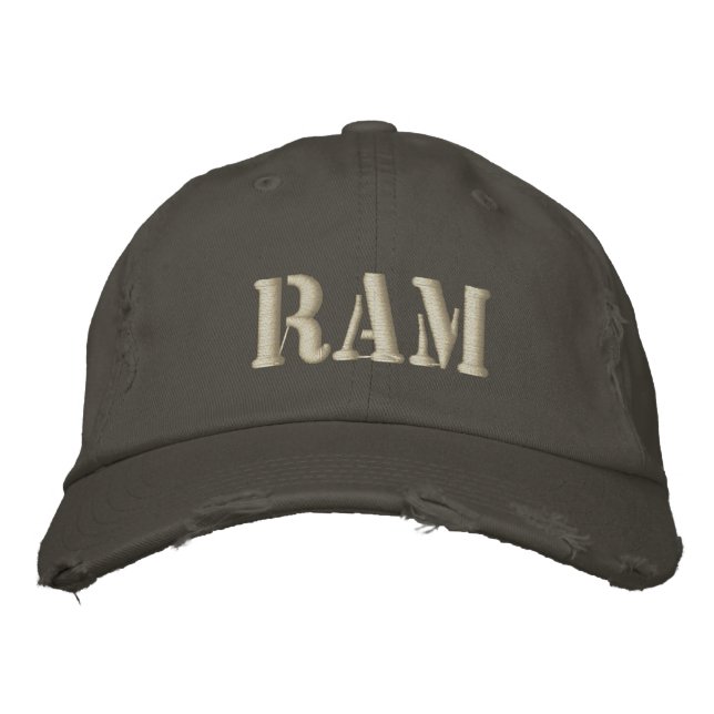 GORRA BORDADA RAM (Anverso)