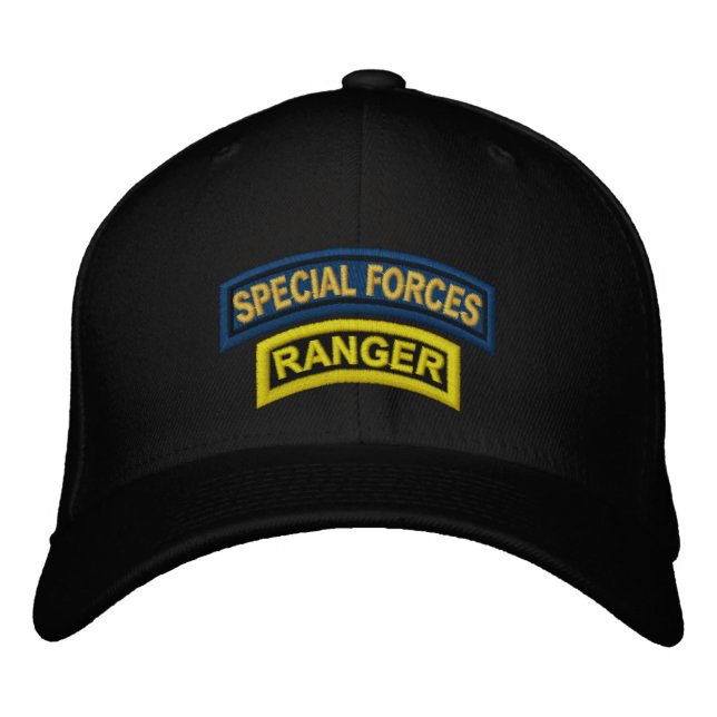 Gorra Bordada Rango de fuerza especial (Anverso)