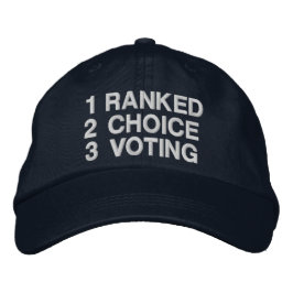 Gorra Bordada Ranked Choice Voting